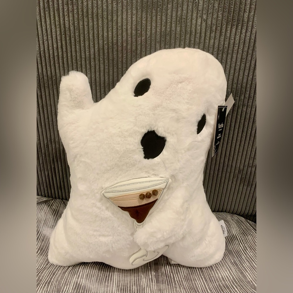 Halloween Ghost with Martini Pillow!